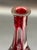 Vintage Lausitzer German Cranberry Cut Crystal Decanter For Sale - Image 15 of 16