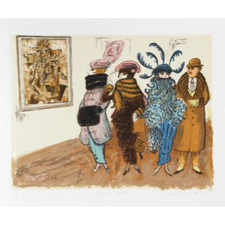 Edward M. Plunkett, Salon D'Automne, Lithograph For Sale