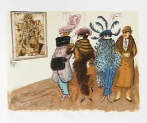 Edward M. Plunkett, Salon D'Automne, Lithograph