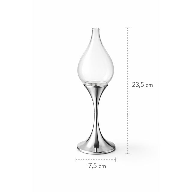 Space Age Clear Drops Oil Lamp by Freddie Andersen, 1970s For Sale - Image 6 of 7