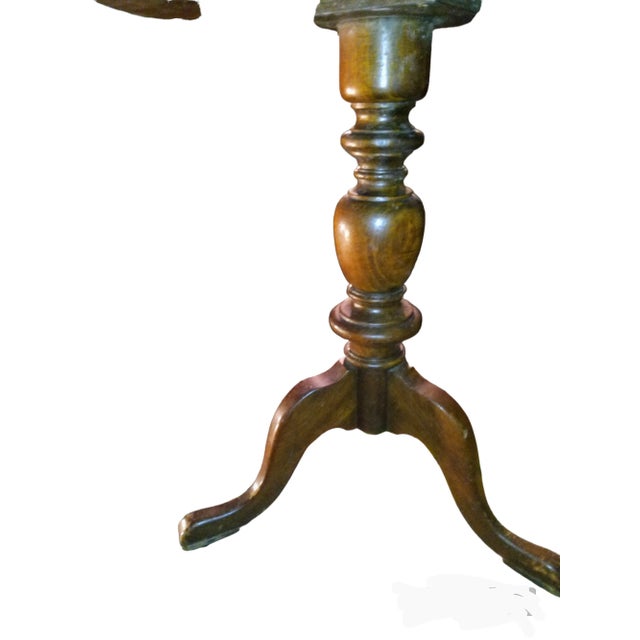 1940s Mahogany / Brass Railing Plant Stands For Sale In Atlanta - Image 6 of 8