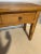 Antique Pine Harvest/Console Table With Glass Knobs From England For Sale - Image 6 of 18