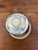 Metal Possibly Antique Chinese Blue and White Porcelain Lidded Box With Bronze Toned Mounts, Late Qing Dynasty. For Sale - Image 7 of 10