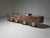 Italian Sculptural Three-Piece Sideboard in Suede and Breccia Marble, 1970s For Sale - Image 12 of 12