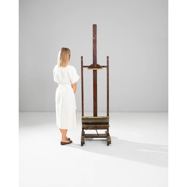 Mid 20th Century 20th Century French Artist's Wooden Easel For Sale - Image 5 of 18
