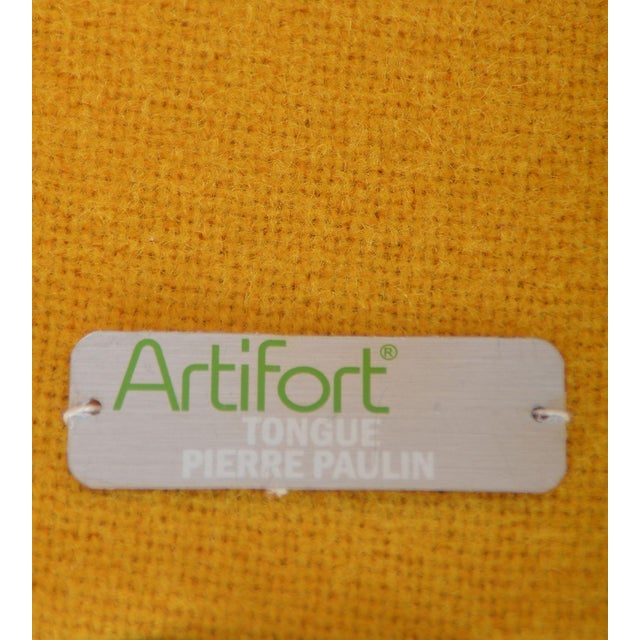 Yellow F577 Tongue by Pierre Paulin for Artifort For Sale - Image 9 of 10