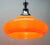 Mid-Century Modern Mid-Century Scandinavian Pendant Light with Acrylic Optical Shade For Sale - Image 3 of 11