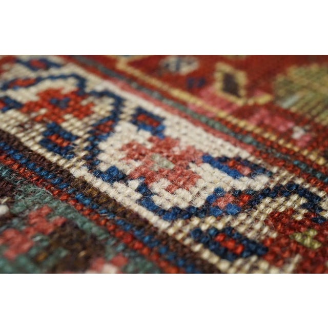 Late 18th Century Antique Khamseh Rug 5'0'' x 9'5'' For Sale - Image 10 of 12