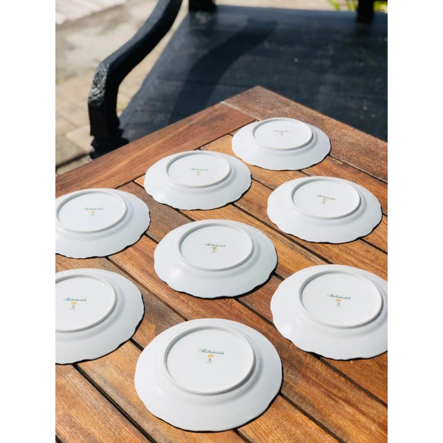 Mottahedeh “Vista Alegre” Fruits Design Dessert or Salad Plates