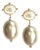 Tawny Pearl Drop Earring For Sale