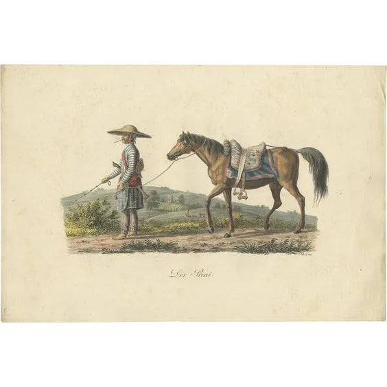 Hurter, A Civil Servant from Java, 1830s, Print For Sale