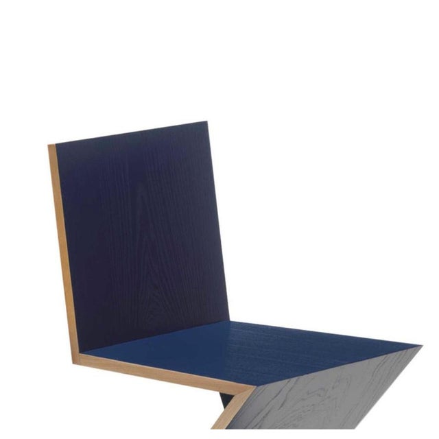 Zig Zag Chair by Gerrit Thomas Rietveld For Sale - Image 3 of 14