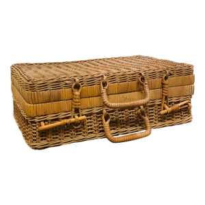 Vintage Wicker Picnic Basket