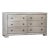 Grey Wash 6-Drawer Wood Dresser For Sale