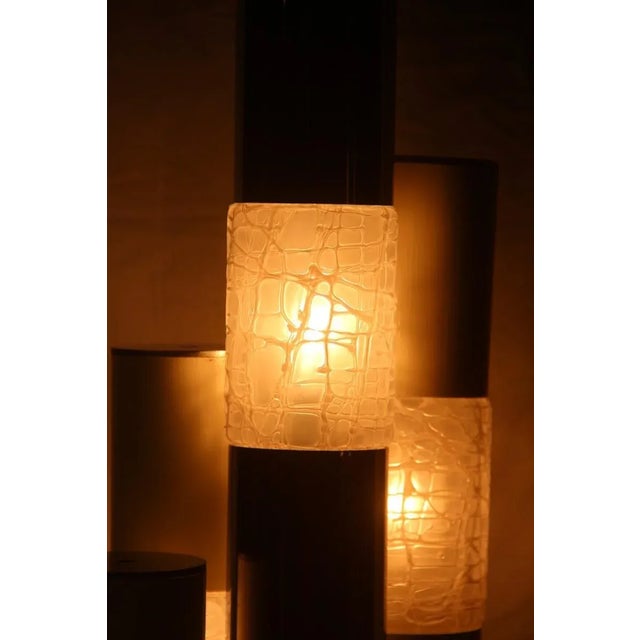 Silver Murano Glass Floor Lamp by Angelo Brotto for Esperia, 1960s For Sale - Image 8 of 18