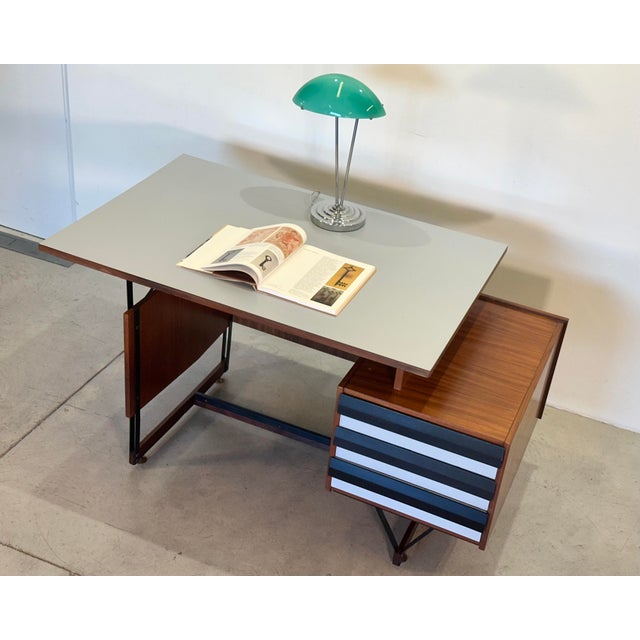 Desk by Enzo Strada for Fratelli Tenani, Rovigo, Italy, 1960s For Sale - Image 11 of 18