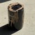 Small Side Table in Petrified Wood, Black Heartwood, Bark with Black and Beige Streaks, 1980s For Sale - Image 17 of 18