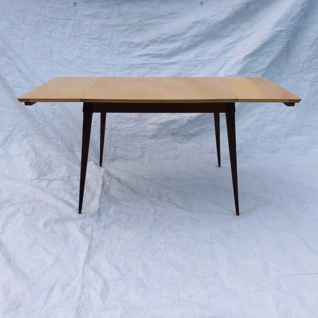 Midcentury 2 Leaves Kitchen/Dining Table For Sale - Image 12 of 13