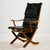 Lounge Chair in Beech with Leather Upholstery For Sale - Image 3 of 18