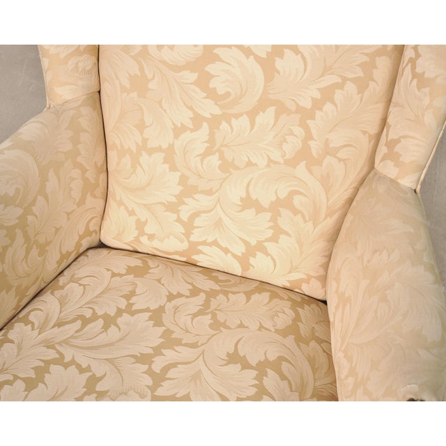 Pair of Country French Provincial Wingback Bergère Armchairs For Sale - Image 11 of 18