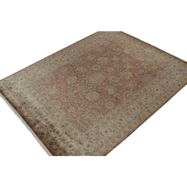 An 8x10 rug inspired by celebrated Tabriz styles, from Rug & Kilim’s Modern Classics Collection. Hand knotted in wool,...