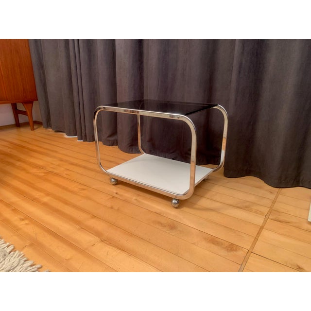 Chromed Steel Mobile Table, 1970s For Sale - Image 4 of 10