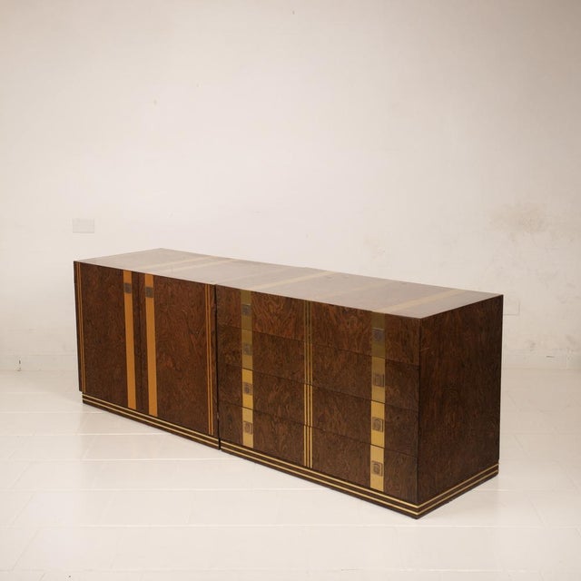 Cabinet and Chest of Drawers by Angelo Gaggioli for Gaggioli Roma, 1970s, Set of 2 For Sale - Image 14 of 18