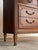 Vintage Ward Walnut Nine-Drawer Triple Dresser With Fluted Details For Sale - Image 10 of 16