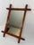 Early 1900s Antique French Faux Bamboo Turned Wood Wall Mirror For Sale - Image 4 of 18