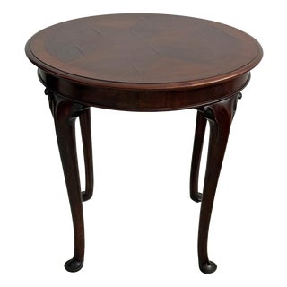 Vintage Round Coffee Table in Gerstel Style, 1930s For Sale