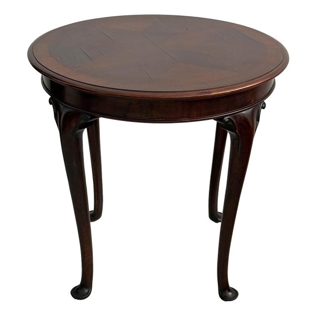 Vintage Round Coffee Table in Gerstel Style, 1930s For Sale