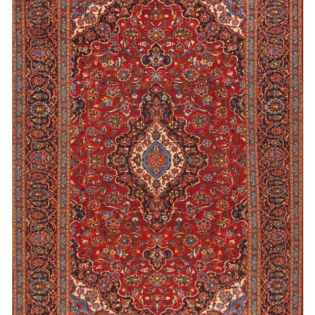 Middle Eastern Rug in Wool For Sale - Image 3 of 11