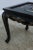 Pair Chinese Black Lacquer Decorated Lamp Tables For Sale - Image 9 of 10