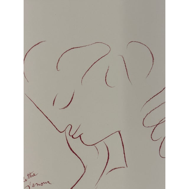 Louis Icart Limited Edition 'La Lettre D’Amour' Print, Signed For Sale - Image 9 of 11