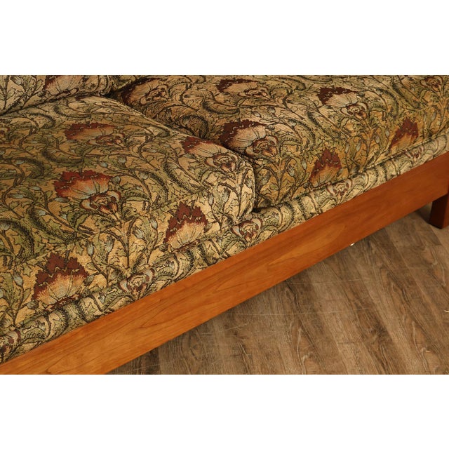 Brown Stickley Mission Collection 'Fayetteville' Cherry Frame Sofa For Sale - Image 8 of 18
