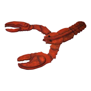 Vintage Animalia Gigantic Wooden Decorative Lobster