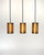 Flame-Cut Copper Pendant Lamps by Svend Aage Holm Sørensen, 1960s, Set of 3 For Sale - Image 9 of 9