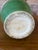 Vintage Green Glazed Ceramic Vase With Natural Fiber Wrap For Sale - Image 10 of 11