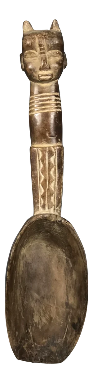 African Tribal Art Baule Spoon