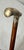 Antique 19th Century Victorian Chased Yellow Gold Filled Wood Walking Stick Cane For Sale In New York - Image 6 of 13