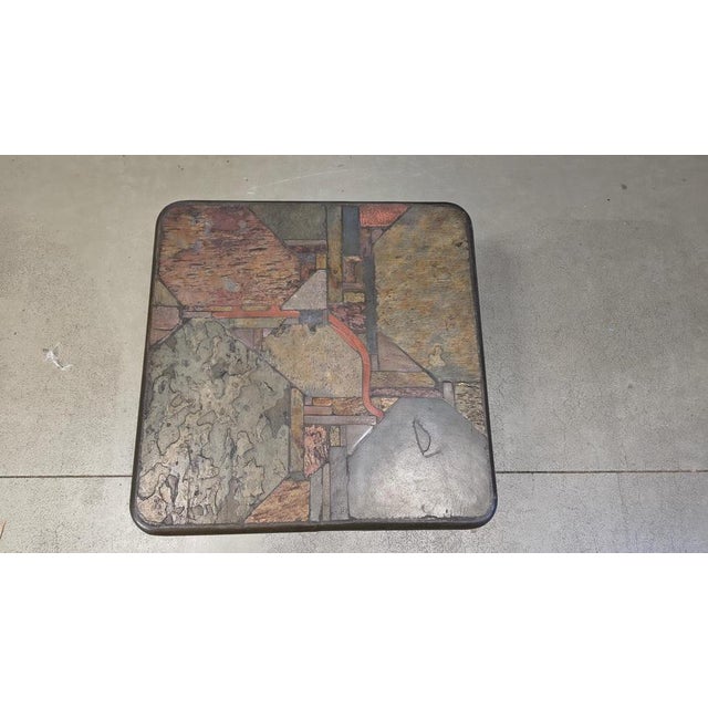 Brutalist Side Table from C. Kneip, 1991 For Sale - Image 4 of 11