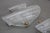 1960s Space Age Ice Glass Wall Lights in Murano Glass from Hillebrand, 1970s, Set of 3 For Sale - Image 5 of 10