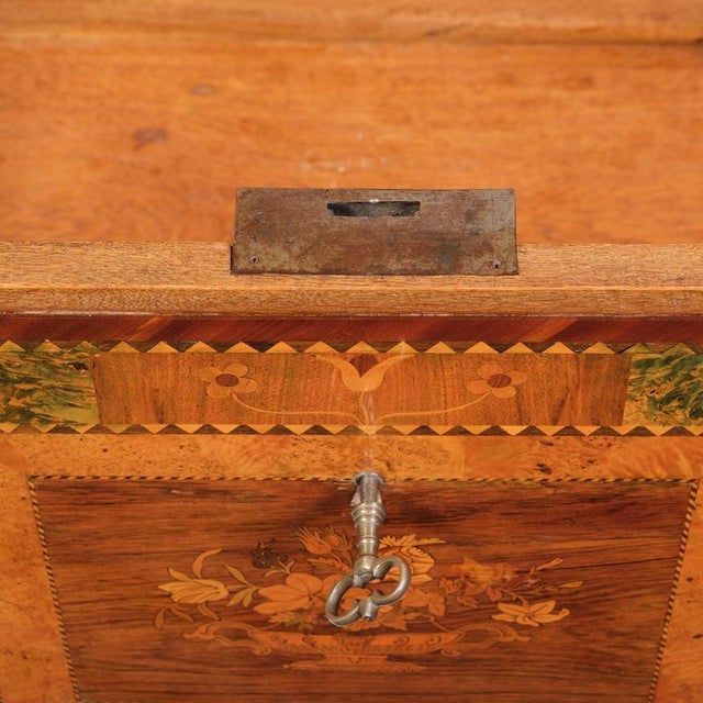 Flat-Lid Marburg Chest, 1862 For Sale - Image 9 of 11