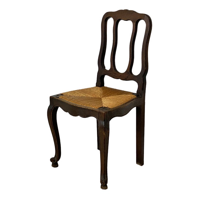 Art Nouveau Straw-Seated Chairs, France, 1900 For Sale