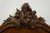 Brown Vintage Antique Bookmatched Walnut French Provincial Louis XVI Rococo Full Size Bed For Sale - Image 8 of 12