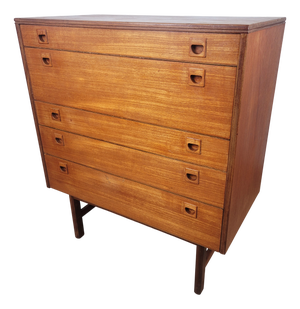 British Teak Chest of Drawers by Alfred Cox, 1960