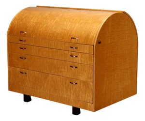 Secretaire with Drawers by Giovanni Offredi for Saporiti Italia, 1970s