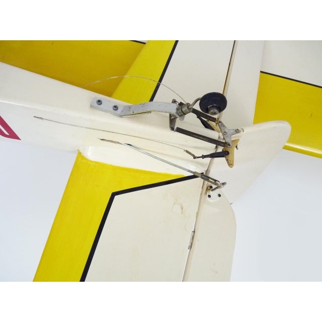 White Large Model of D-Ebil Airplane, 1970s For Sale - Image 8 of 10