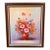 Vintage Robert Cox Signed Original Oil Painting Floral Still Life Framed 29” For Sale