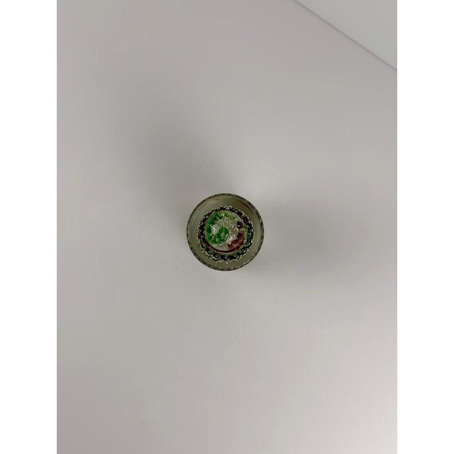 Bullicante and Silver Murano Glass Paperweight from Fratelli Toso, 1960s For Sale - Image 4 of 10